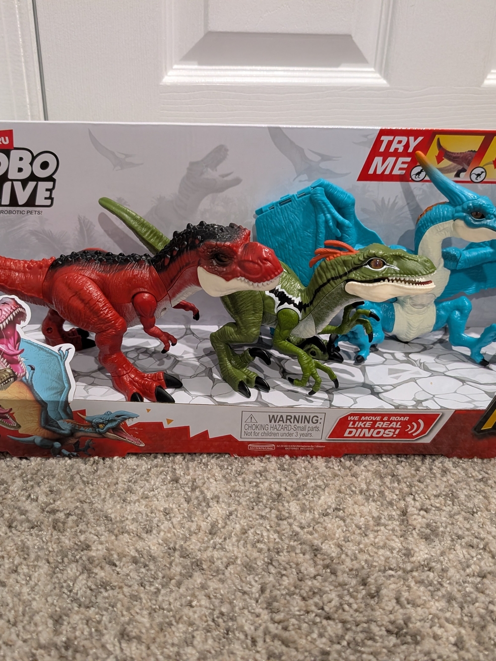 NIB Zuru Robo Alive Real-Life Robotic Pets! T-Rex, Raptor and Pterodactyl